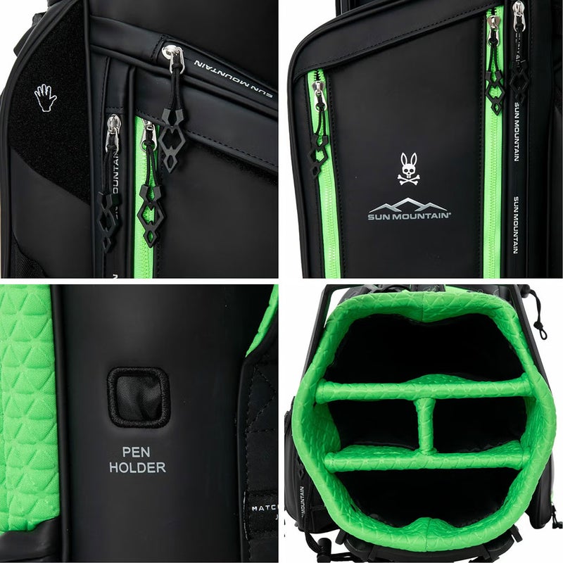 サイコバニーPsychoBunnyキャディバックゴルフバッグ2026年モデル日本正規品