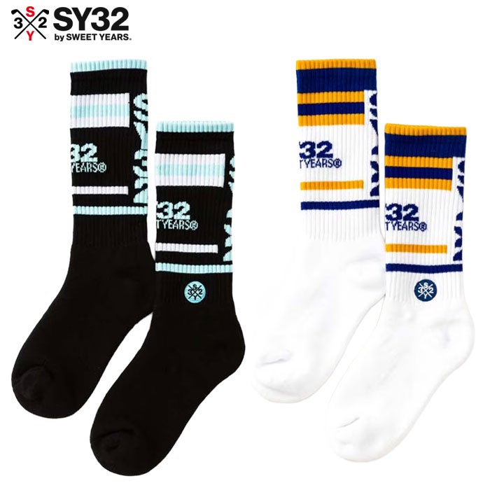 SY32 GOLF キャップ COLOR LINE SOCKS メンズ 32-26SN9-13 ソックス