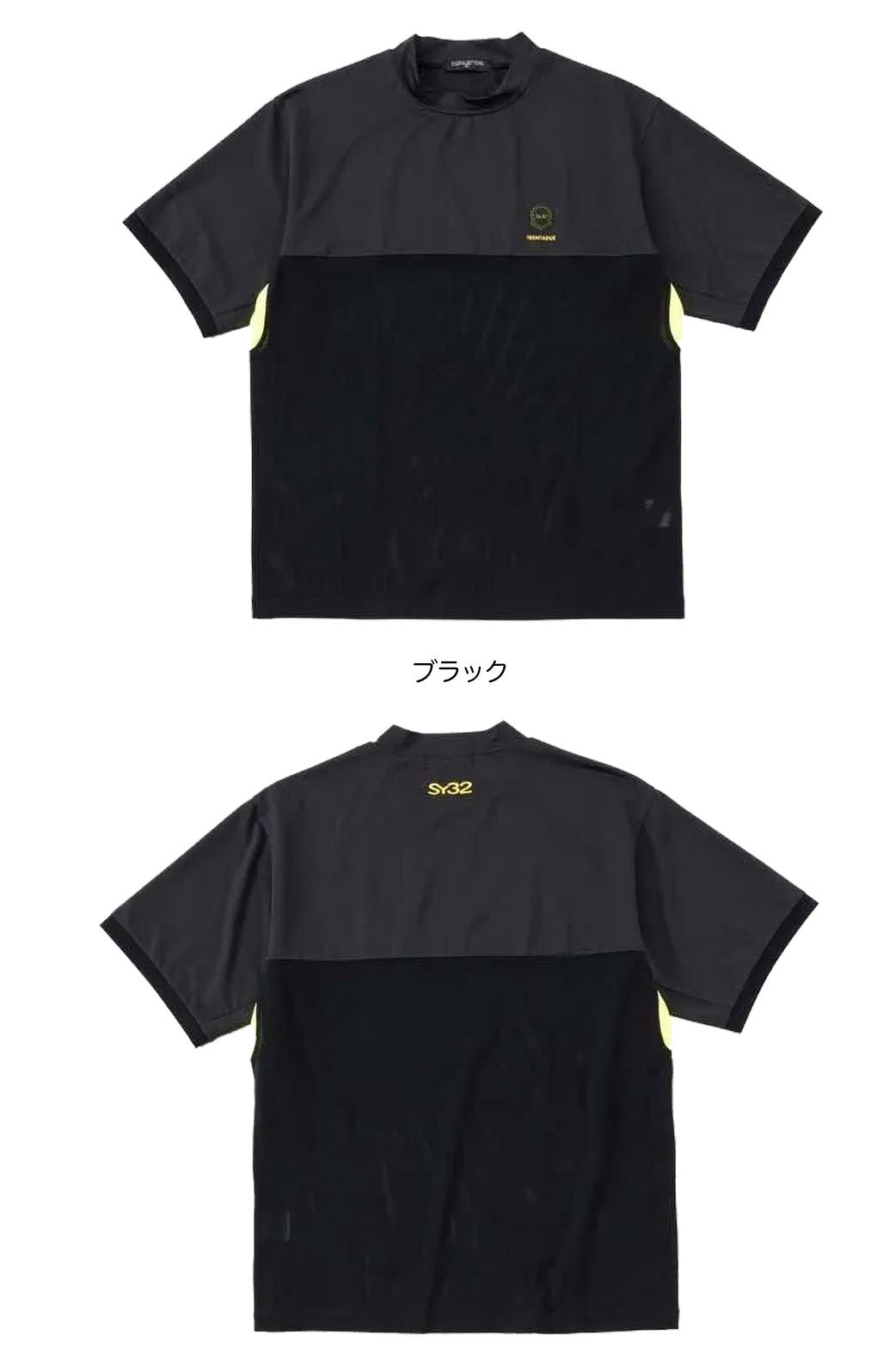 SY32 GOLF シャツ FRASH POINT MOCK メンズ 半袖 SYG-26S1-19 ゴルフ