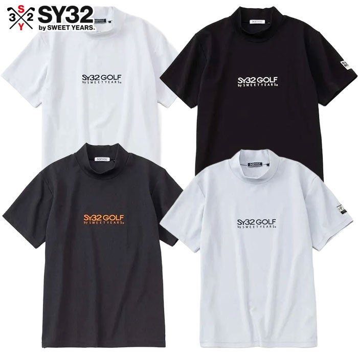 SY32 GOLF シャツ FRASH POINT MOCK メンズ 半袖 SYG-26S1-19 ゴルフ