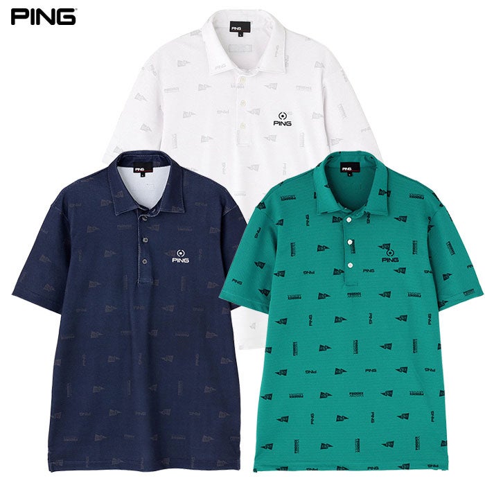 ピンPINGシャツメンズゴルフウェア2026春夏モデル日本正規品