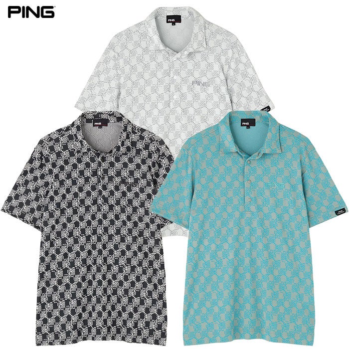 ピンPINGシャツメンズゴルフウェア2026春夏モデル日本正規品