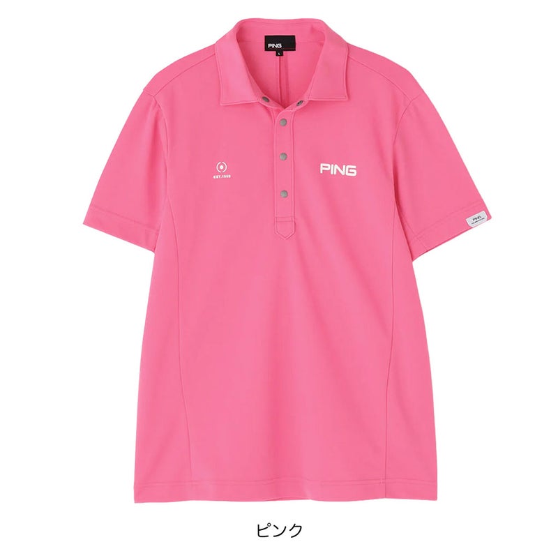 ピンPINGシャツメンズゴルフウェア2026春夏モデル日本正規品