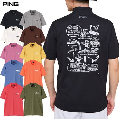 ピンPINGシャツメンズゴルフウェア2026春夏モデル日本正規品