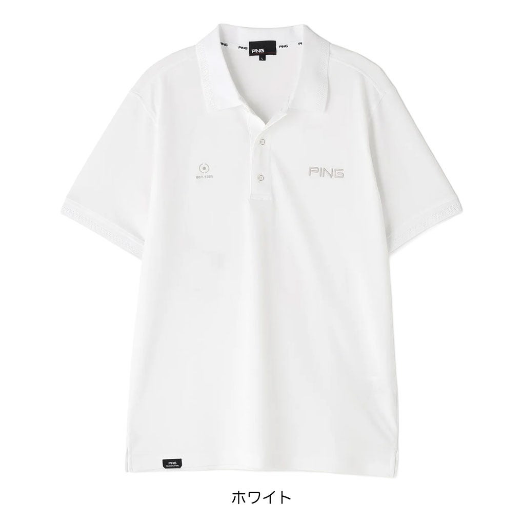 ピン PING レイブロック半袖ポロシャツ 621-6160203 メンズ ゴルフ