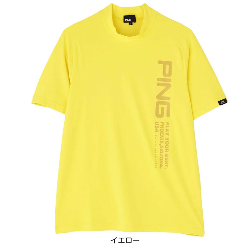 ピンPINGシャツメンズゴルフウェア2026春夏モデル日本正規品