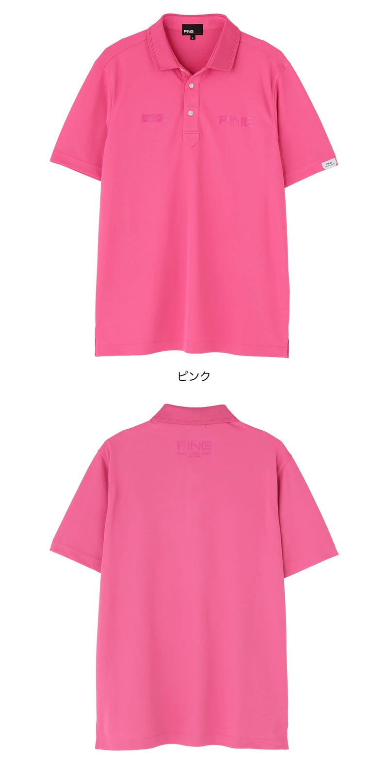 ピンPINGシャツメンズゴルフウェア2026春夏モデル日本正規品