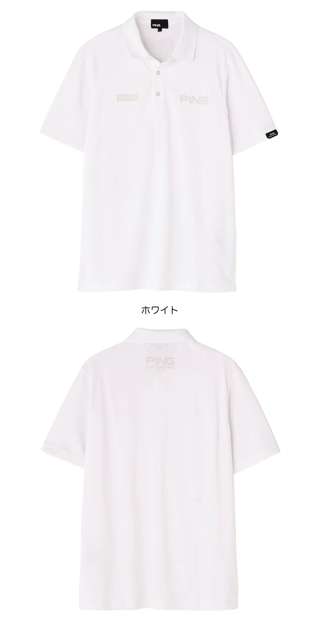 ピンPINGシャツメンズゴルフウェア2026春夏モデル日本正規品