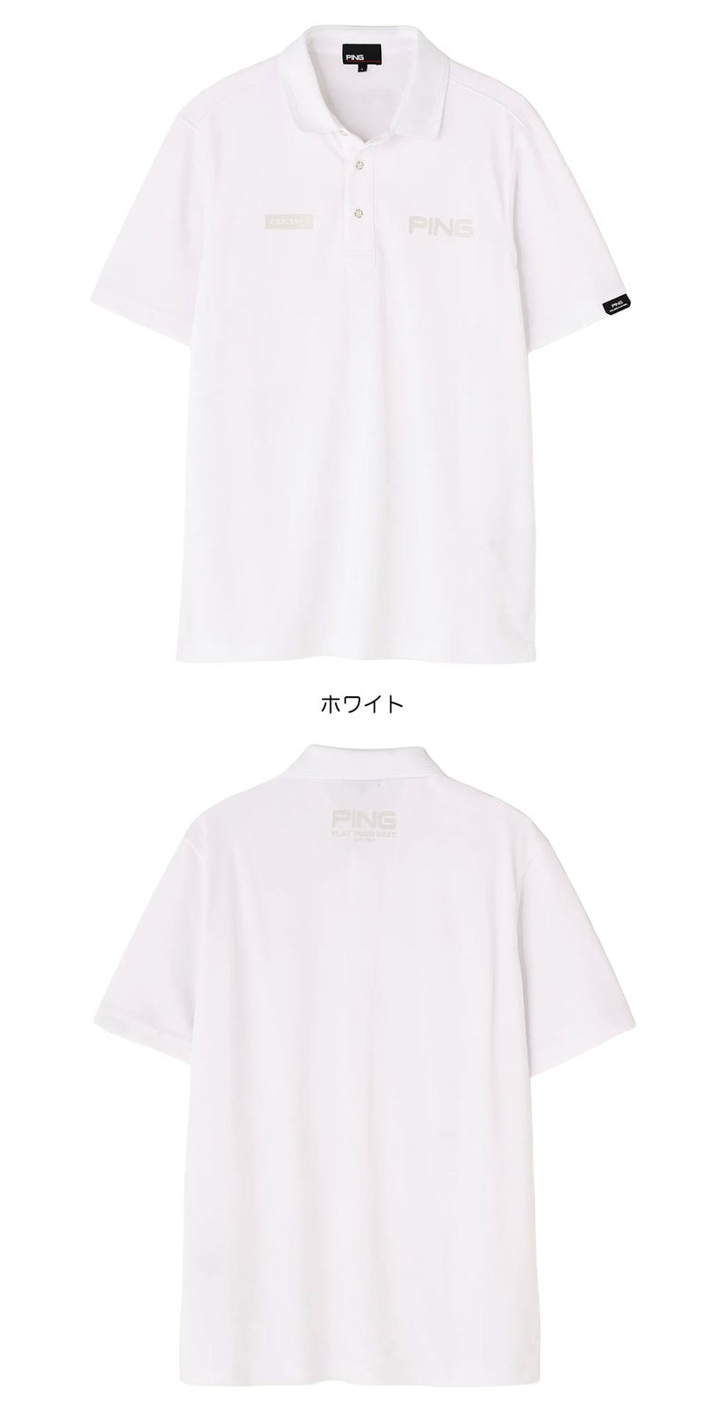 ピンPINGシャツメンズゴルフウェア2026春夏モデル日本正規品