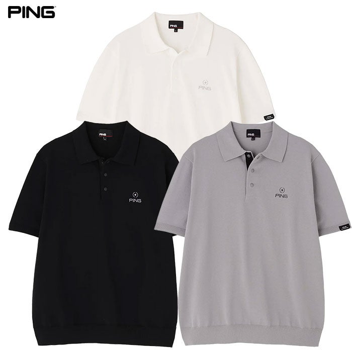 ピンPINGシャツメンズゴルフウェア2026春夏モデル日本正規品