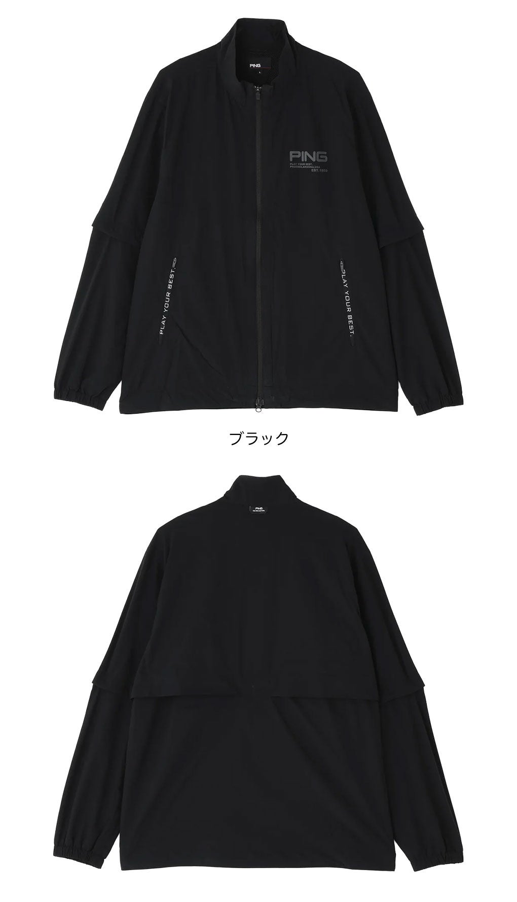 ピンPINGブルゾンメンズゴルフウェア2026春夏モデル日本正規品