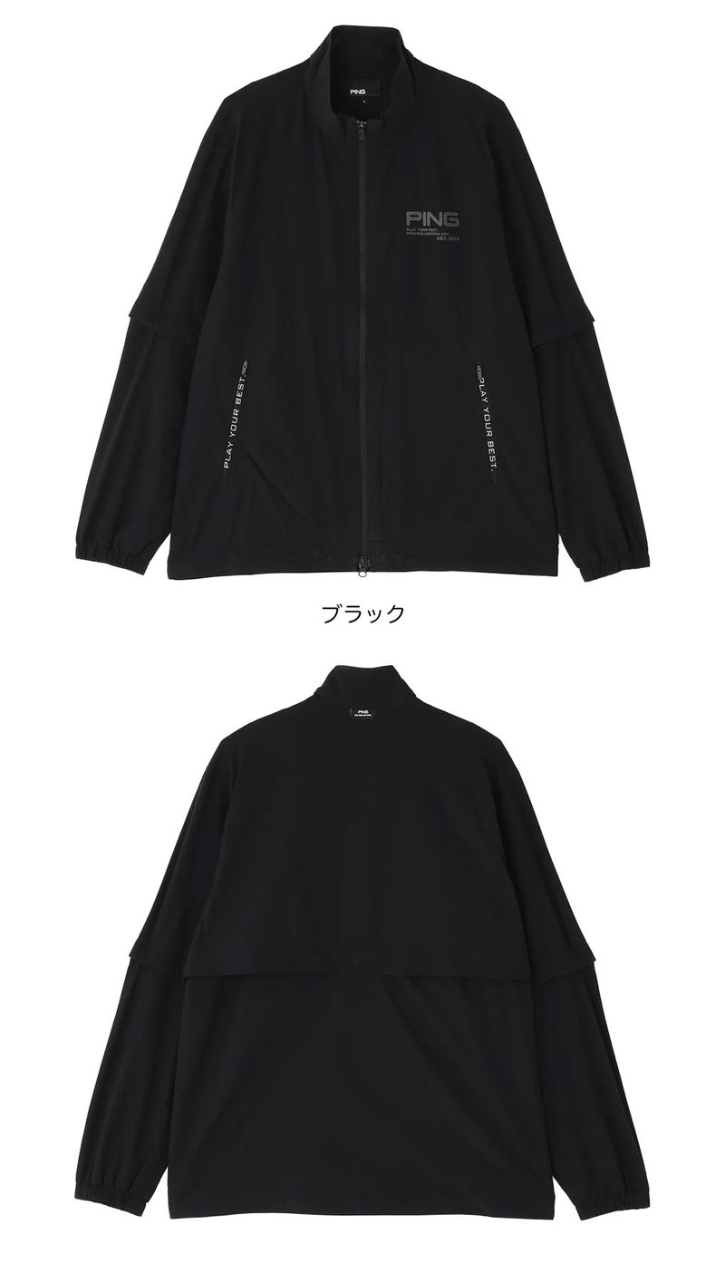 ピンPINGブルゾンメンズゴルフウェア2026春夏モデル日本正規品