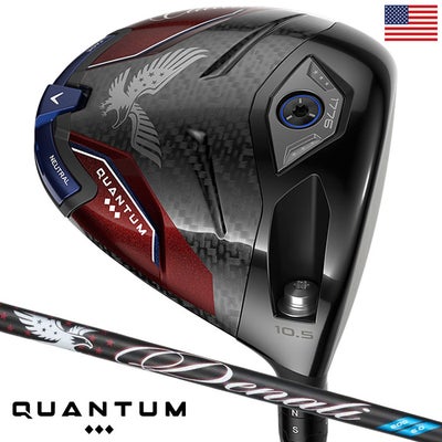 キャロウェイUSA250QuantumTripleDiamondドライバーメンズ右用カーボンシャフト2026年USA直輸入品