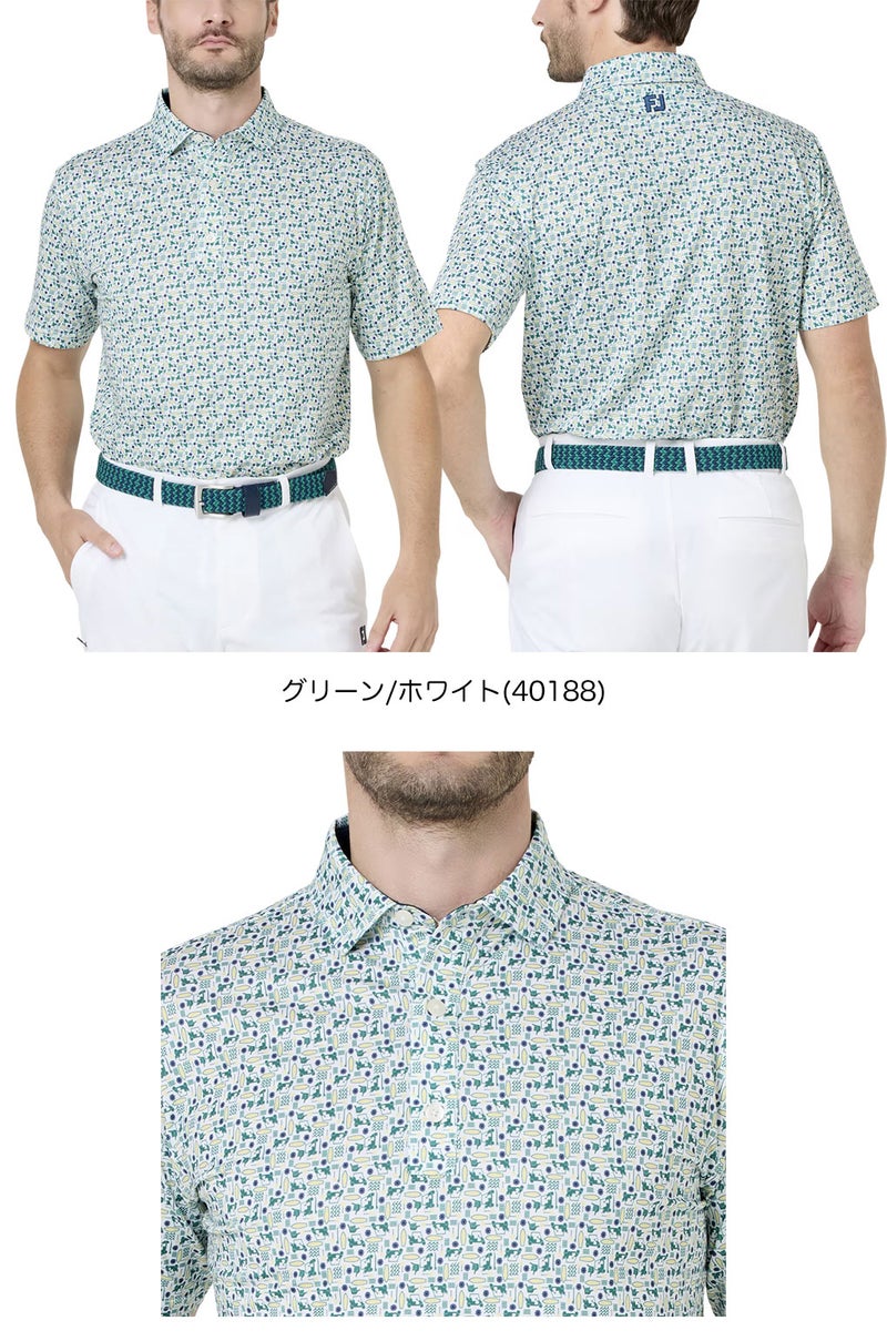 フットジョイシャツメンズゴルフウェアFOOTJOY2026春夏モデル日本正規品
