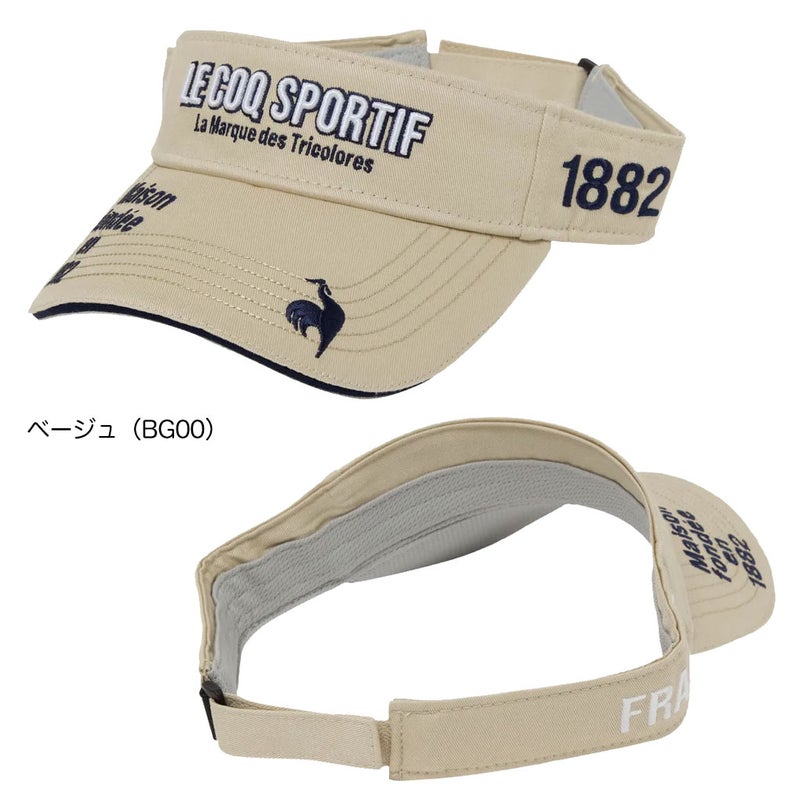 ルコックスポルティフサンバイザーメンズlecoqsportifGOLF日本正規品