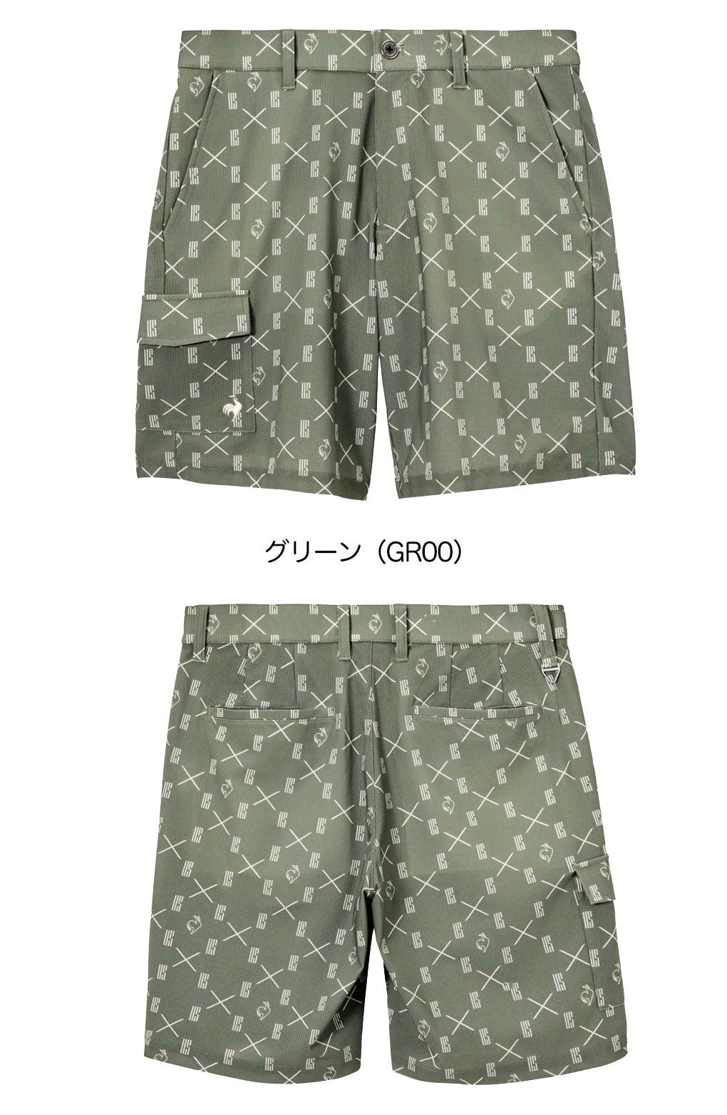 ルコックスポルティフ モノグラム柄ショートパンツ LG6SHP03M メンズ