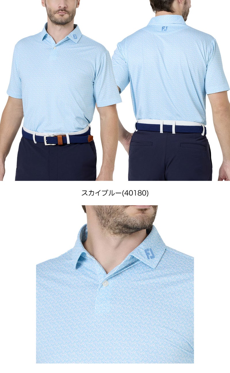 フットジョイシャツメンズゴルフウェアFOOTJOY2026春夏モデル日本正規品