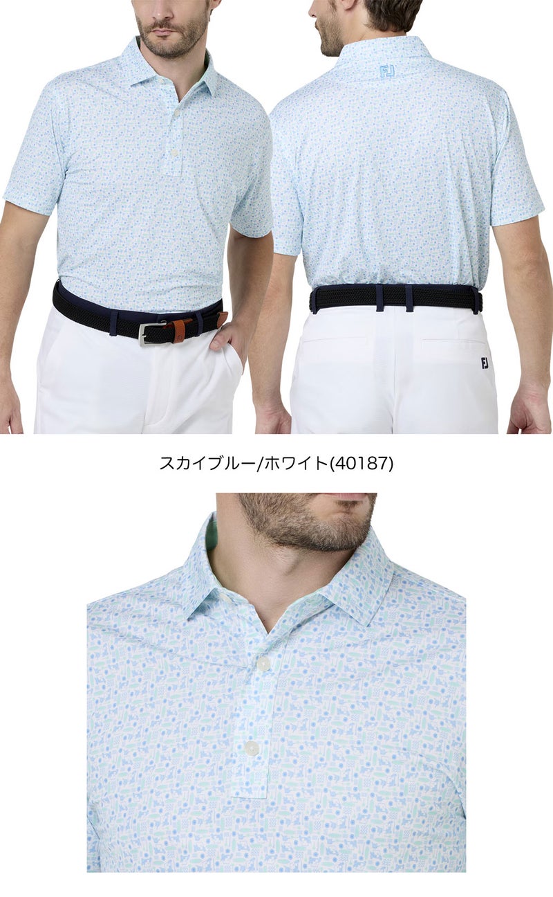 フットジョイシャツメンズゴルフウェアFOOTJOY2026春夏モデル日本正規品