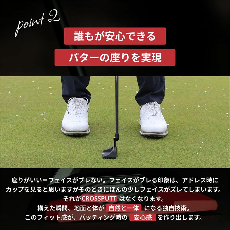 クロスパットゴルフStealth2.0パターメンズ右用ゴルフクラブ