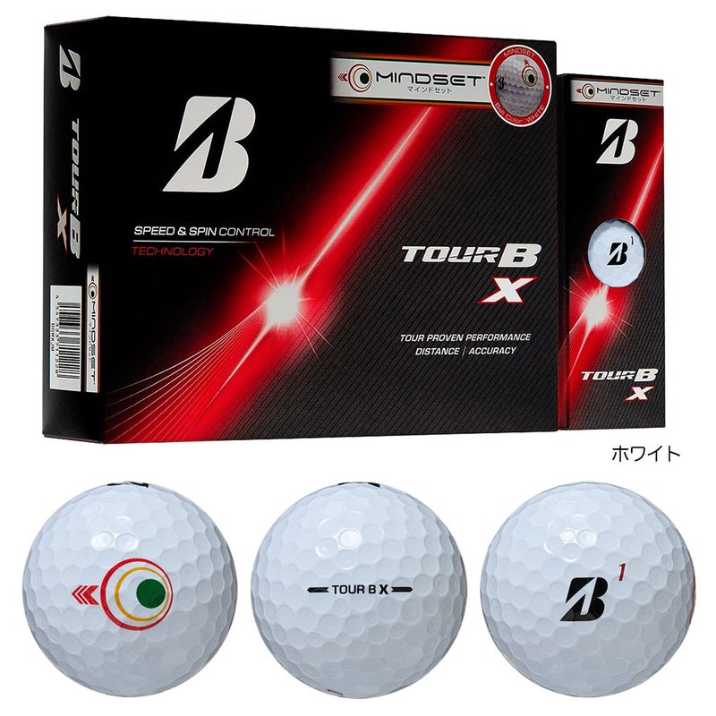 BSブリヂストンゴルフ2026TOURBX/TOURBXSマインドセットゴルフボール1ダース(12球入)2026年モデルBRIDGESTONEGOLF日本正規品