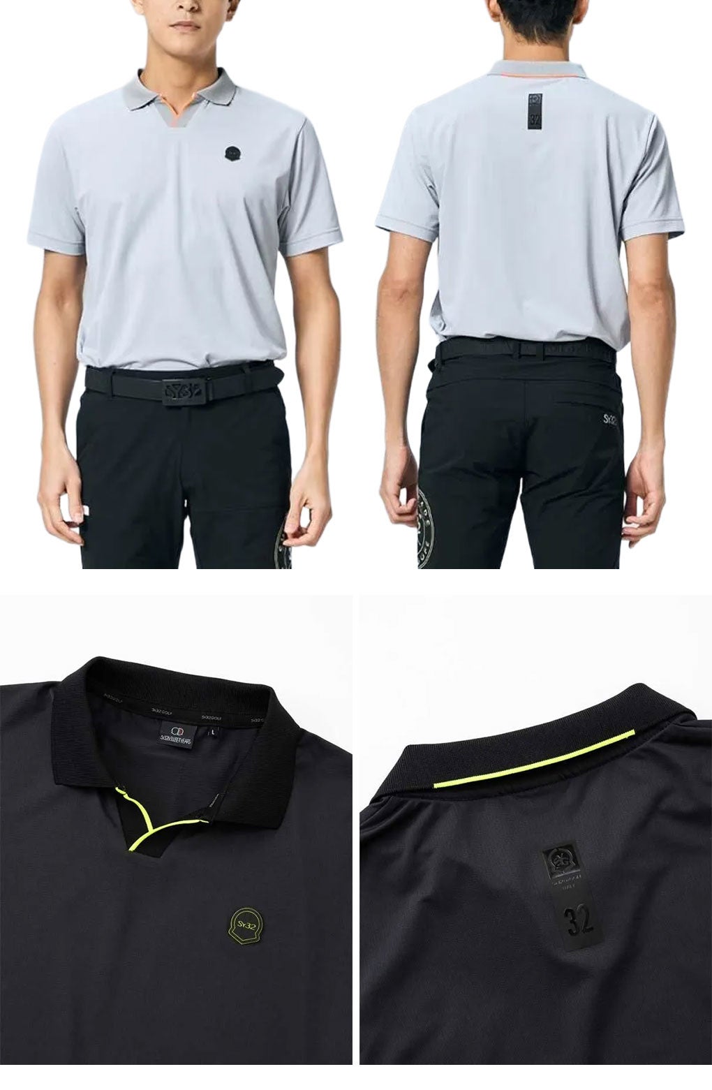 SY32GOLFシャツゴルフウェアメンズ日本正規品2026春夏モデル