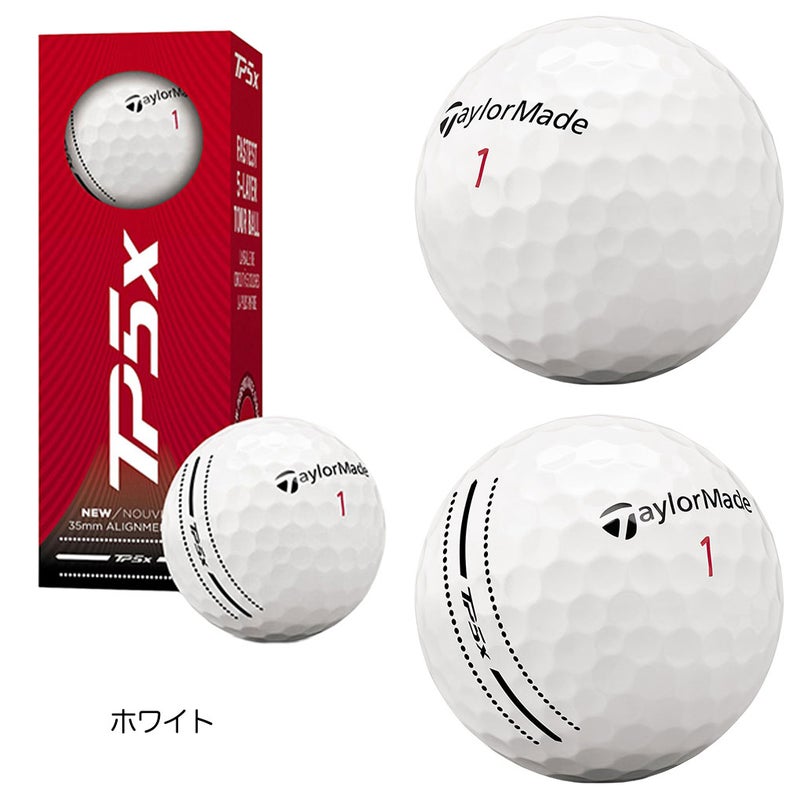 テーラーメイド2026TP5TP5Xゴルフボール6球2ピース2026年モデルTaylorMade日本正規品