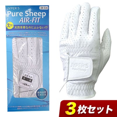 ゴルフグローブPURESHEEPAIR-FIT天然羊革グローブメンズ左手用JYPHI008JYPER'S