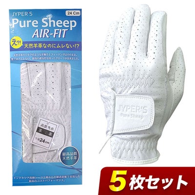 ゴルフグローブPURESHEEPAIR-FIT天然羊革グローブメンズ左手用JYPHI008JYPER'S