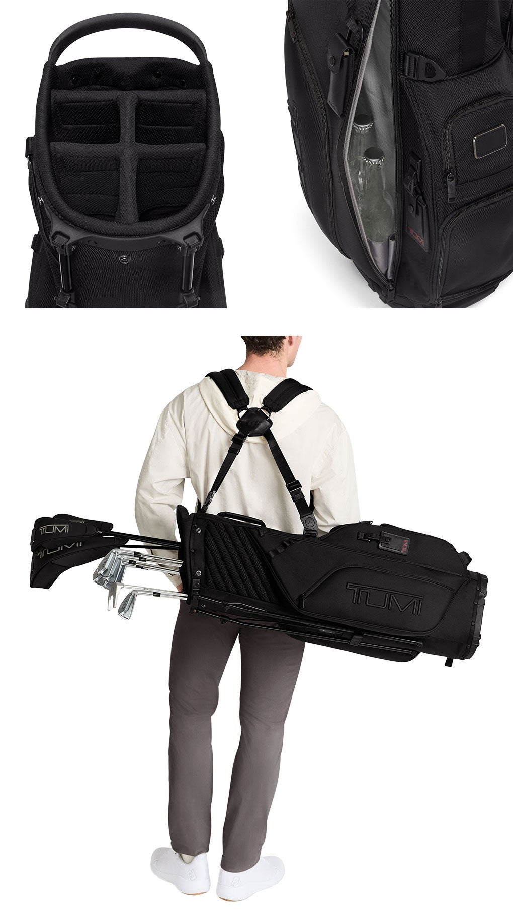 TUMIGOLFキャディバッグSTANDBAGBLACK148792-1041ゴルフUSA直輸入品並行輸入