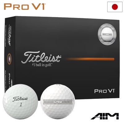 タイトリストPROV1AIMEnhancedボール1ダース(12球入り)ゴルフボール2026年モデルTITLEIST日本正規品