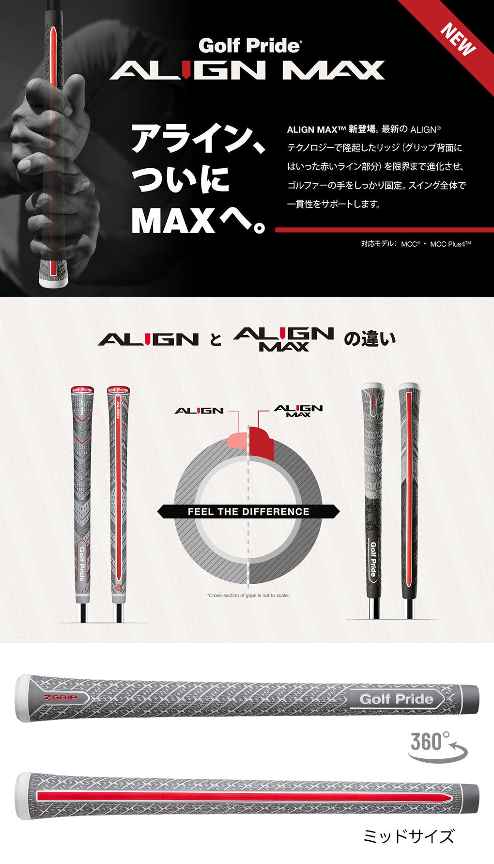 ゴルフプライドグリップALIGNMAXGOLFPRIDE日本正規品