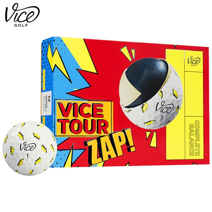 ヴァイスゴルフViceTOUR1ダース全12球USA直輸入品並行輸入品USモデルゴルフゴルフボール