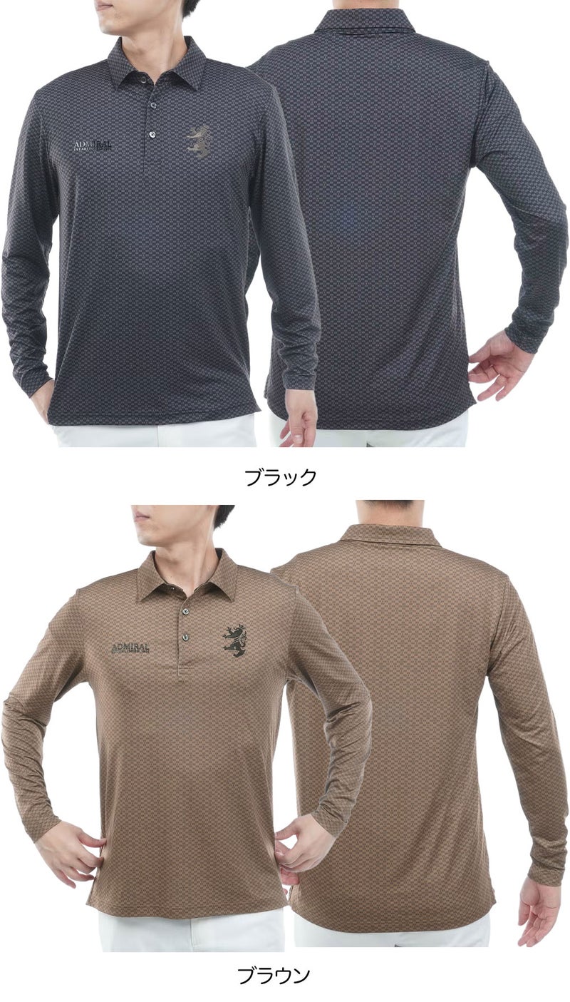 アドミラルAdmiralGolfシャツゴルフウェア2026秋冬モデル日本正規品
