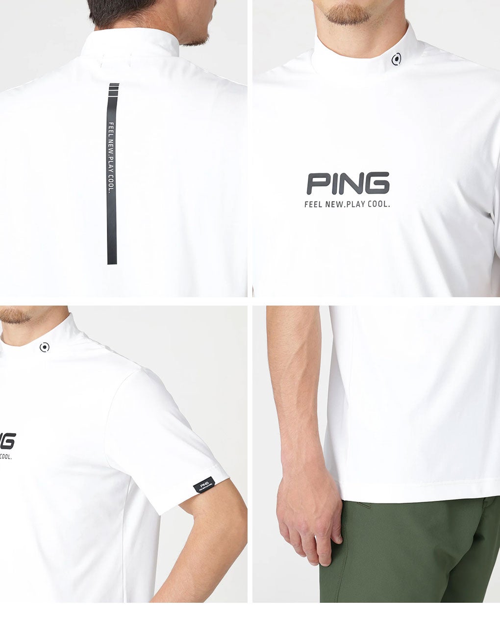 ピンPINGシャツメンズゴルフウェア2026秋冬モデル日本正規品