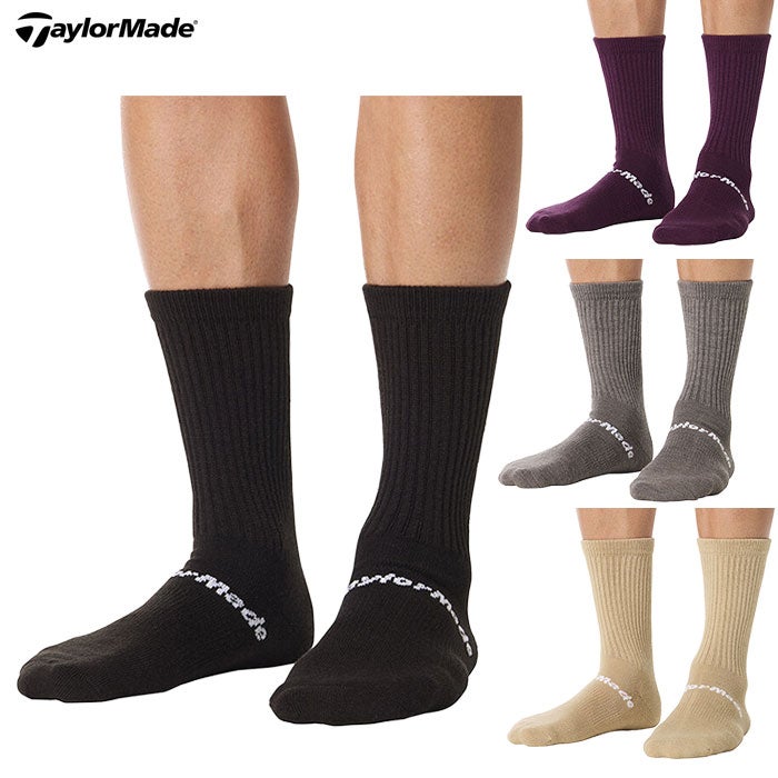テーラーメイドソックスメンズ靴下SOCKS2026秋冬モデルTaylorMade日本正規品