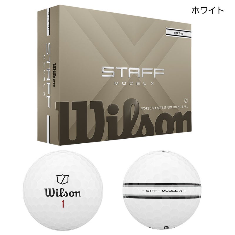 ウイルソンスタッフStaffModelX4ピースゴルフボール1ダース(12個入り)2026年モデルWilson日本正規品