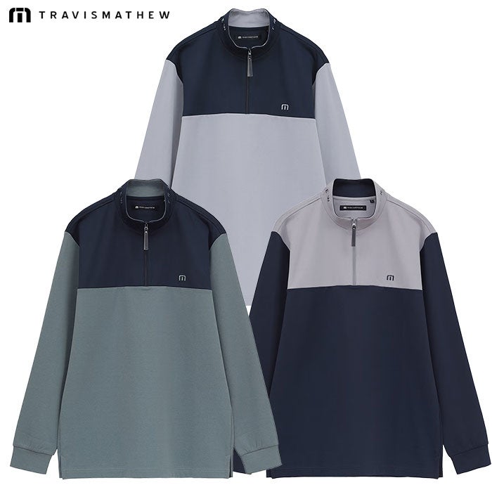 トラヴィスマシューシャツメンズゴルフウェアトップスTravisMathew2026秋冬モデル日本正規品