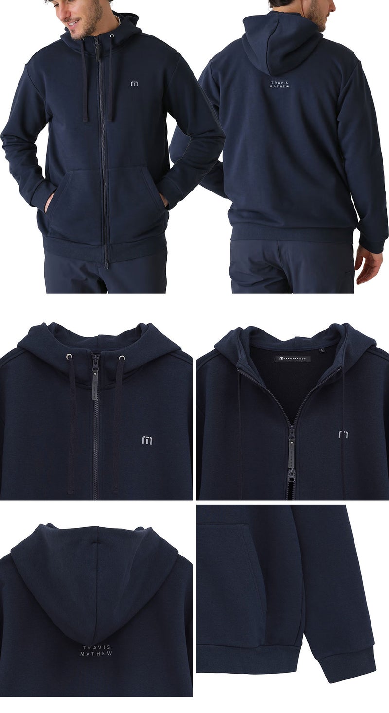 トラヴィスマシューパーカーメンズゴルフウェアトップスTravisMathew2026秋冬モデル日本正規品