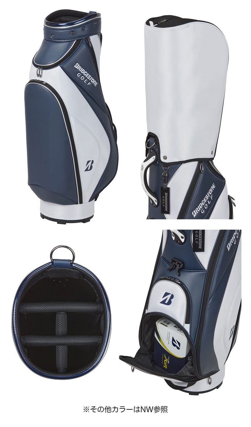 BSブリヂストンゴルフ軽量ベーシックモデルCBG422キャディバッグ9型5分割BRIDGESTONEGOLF日本正規品