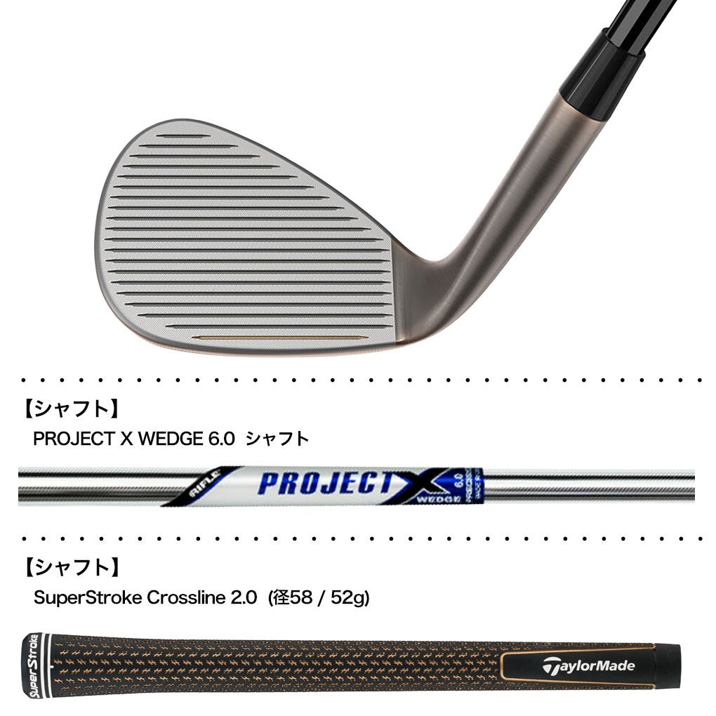 テーラーメイドHi-Toe 5ウェッジメンズ右用スチールシャフト2026年モデルUSA直輸入品