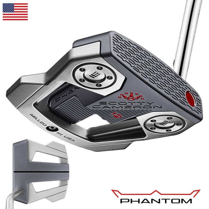 ゴルフパタースコッティキャメロンPhantom12パターメンズ右用SCOTTYCAMERON2026年モデルUSA直輸入品