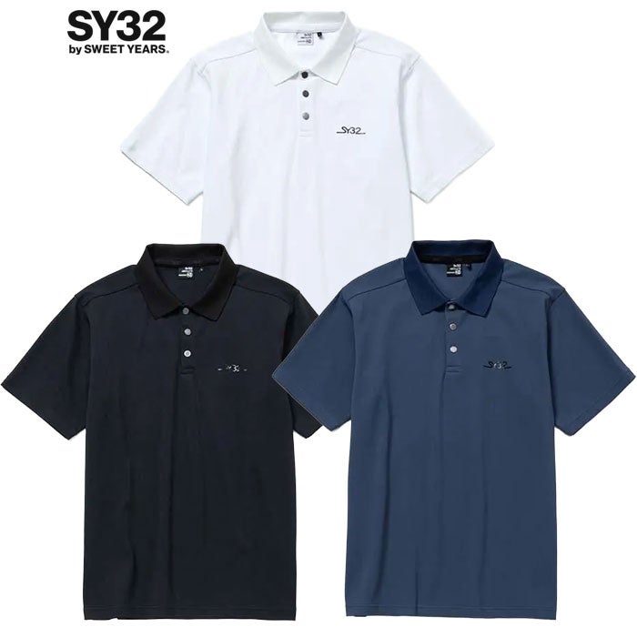 SY32GOLFシャツゴルフウェアメンズ日本正規品2026秋冬モデル