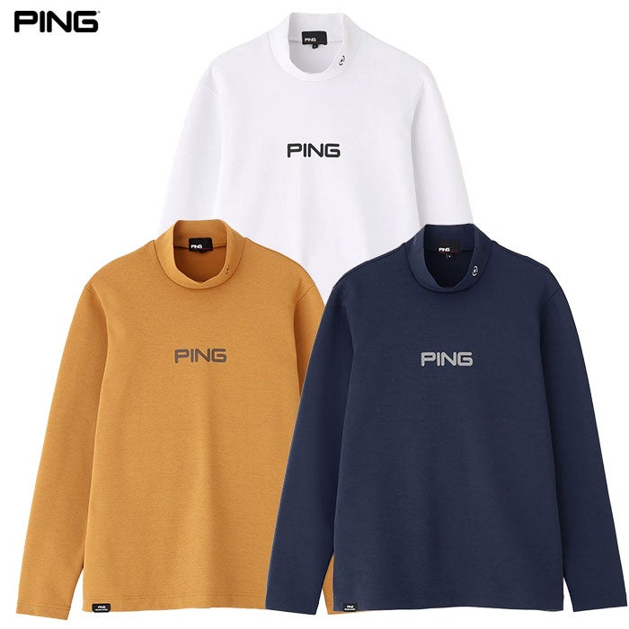 ピンPINGシャツメンズゴルフウェア2026秋冬モデル日本正規品