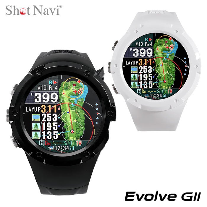 ショットナビEvolveG2腕時計型GPSナビShotNavi2026年モデル日本正規品