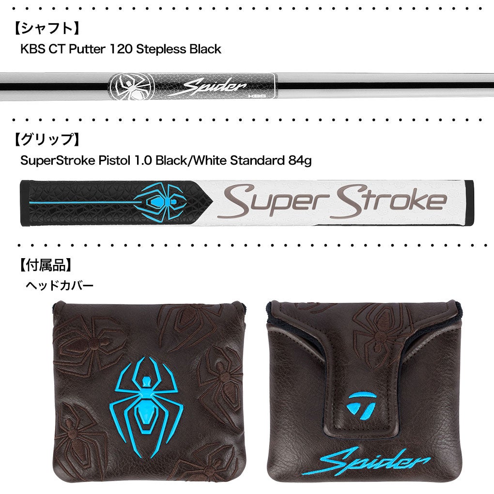 テーラーメイドSpiderTourパターメンズ右用スパイダーTaylorMade2026年モデルUSA直輸入品