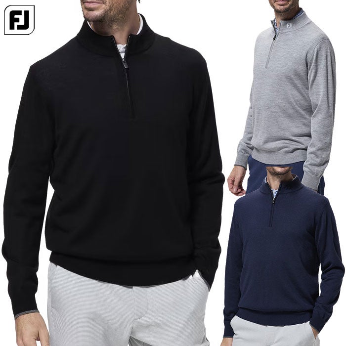 フットジョイグレーメンズゴルフウェアFOOTJOY2026秋冬モデル日本正規品