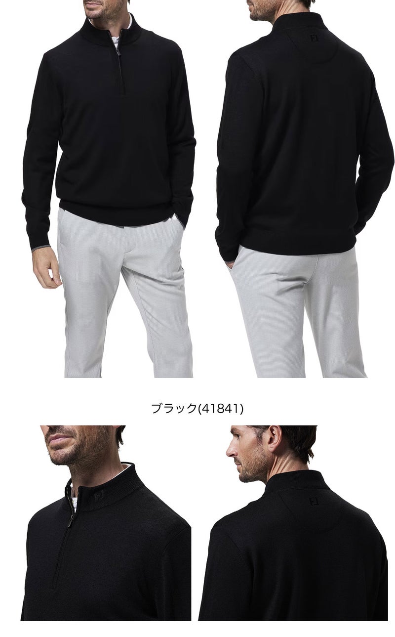 フットジョイグレーメンズゴルフウェアFOOTJOY2026秋冬モデル日本正規品