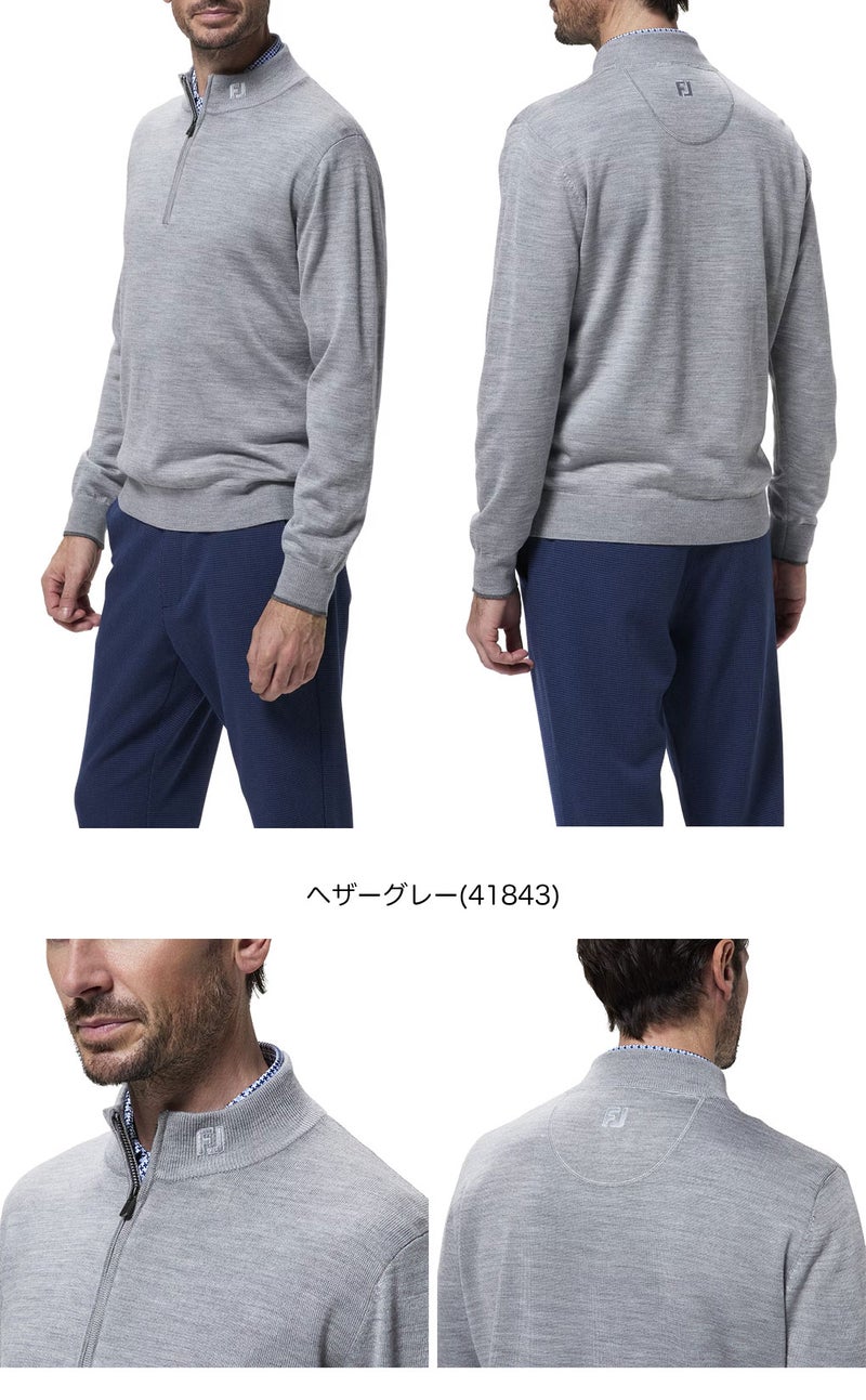 フットジョイグレーメンズゴルフウェアFOOTJOY2026秋冬モデル日本正規品