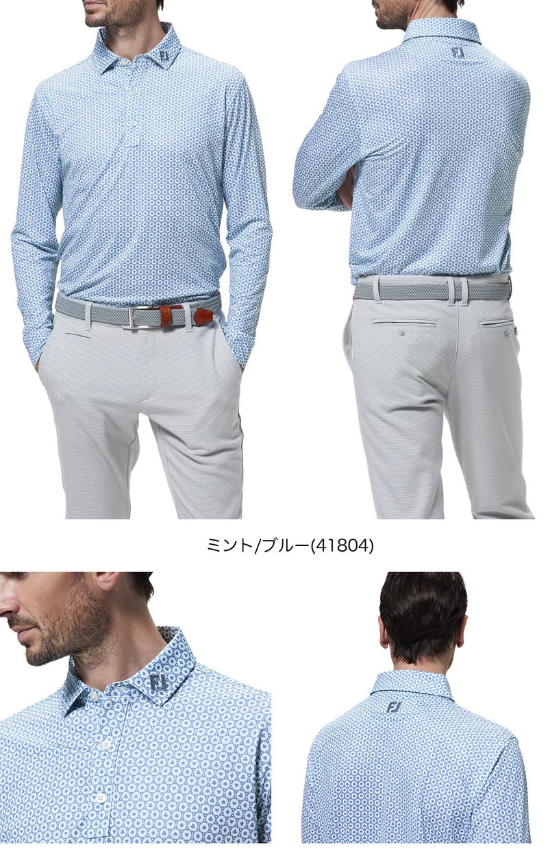 フットジョイシャツメンズゴルフウェアFOOTJOY2026秋冬モデル日本正規品