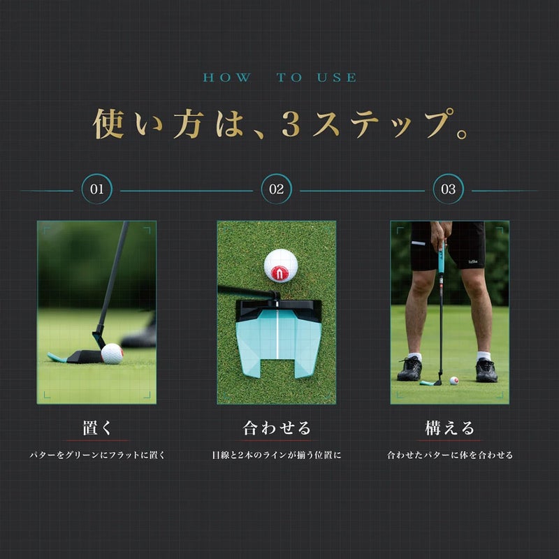 クロスパットゴルフWIDEWINGパターメンズ右用ゴルフクラブ
